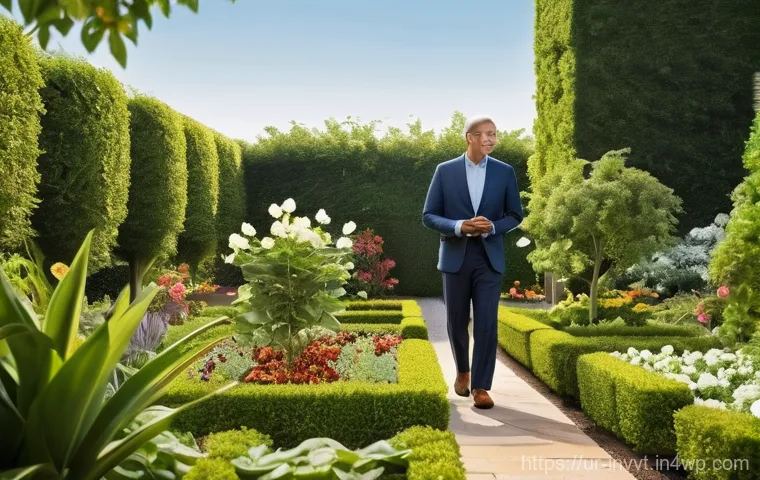 배당 성장을 위한 기업 분석법 - **Prompt 1: The Abundant Investment Garden**
"A serene and vibrant garden, bathed in warm, golde...