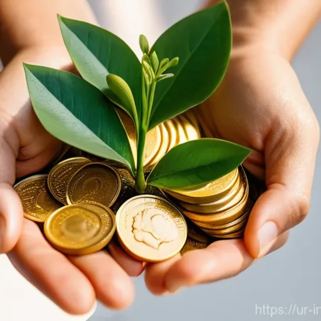 배당 성장 투자와 기업의 배당 재투자 정책 - **Prompt 1: Visualizing Consistent Growth and Compounding**
"A serene, medium close-up shot depi...