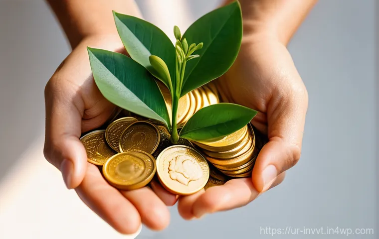 배당 성장 투자와 기업의 배당 재투자 정책 - **Prompt 1: Visualizing Consistent Growth and Compounding**
"A serene, medium close-up shot depi...